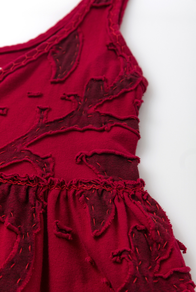 Alabama chanin paisley babydoll top 3