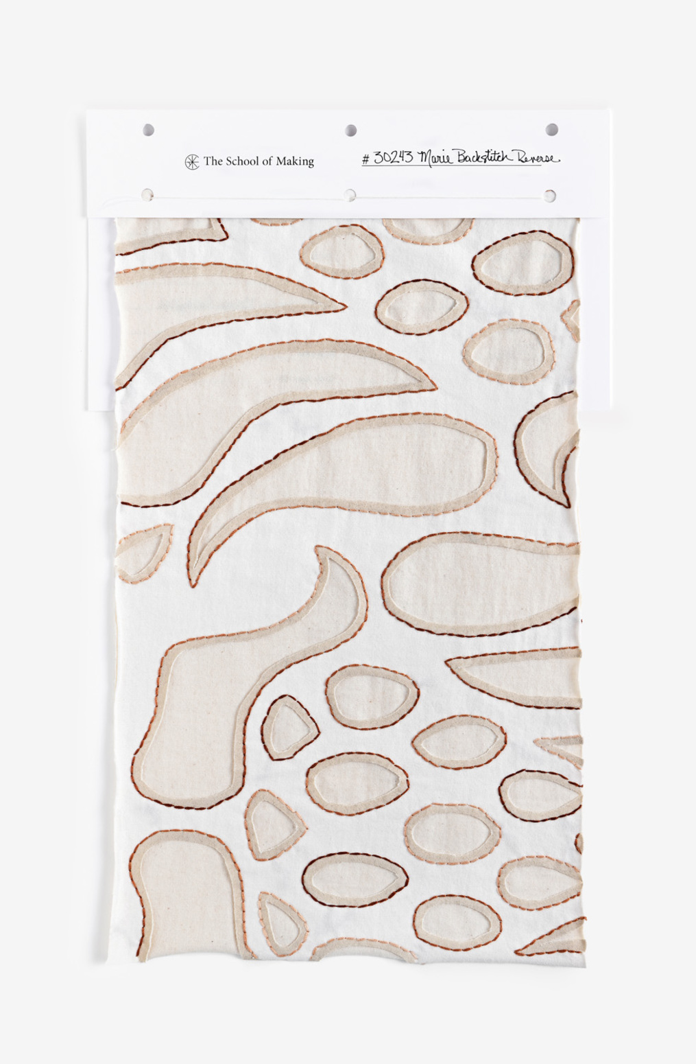 The school of making swatch of the month variegated floss marie 2