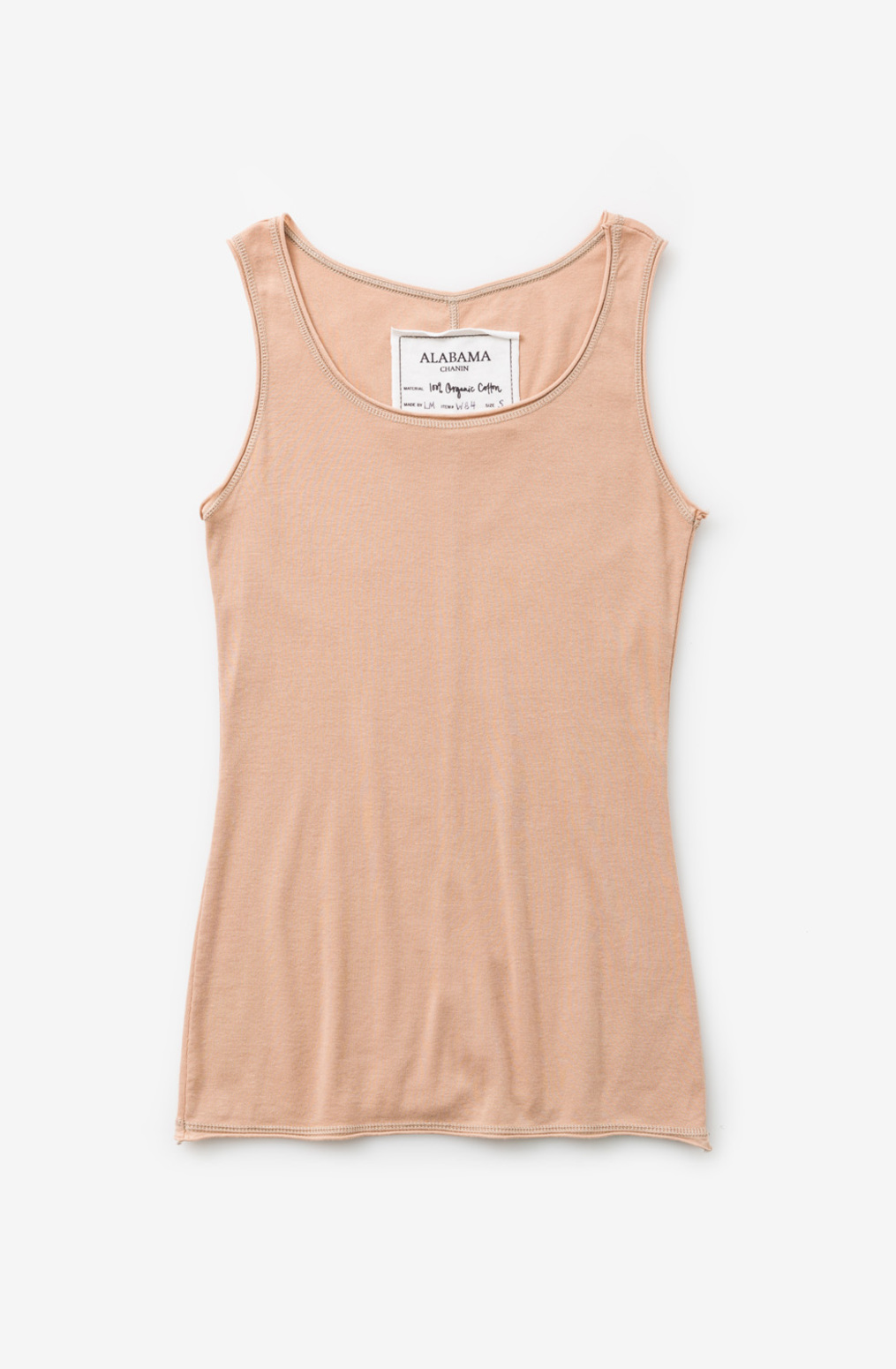 Alabama chanin organic cotton cozy rib knit womens tank layering loungewear