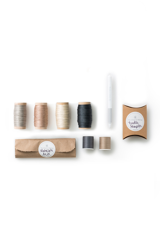 The school of making embroidery sampler notions kit 1