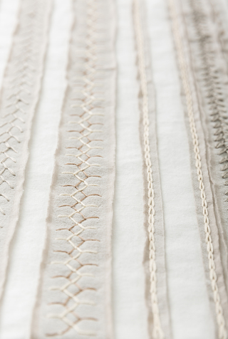 The school of making embroidery sampler scarf diy kit 5