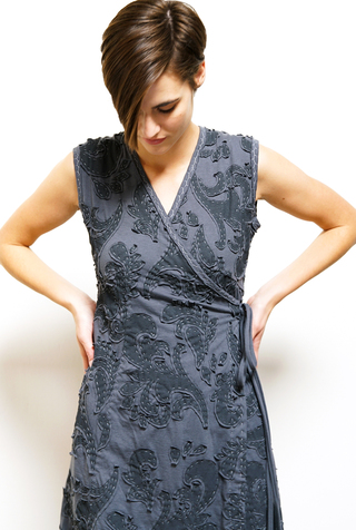 The school of making aurora wrap dress diy kit 4