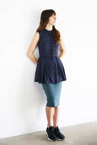 Alabama chanin peplum tunic 1