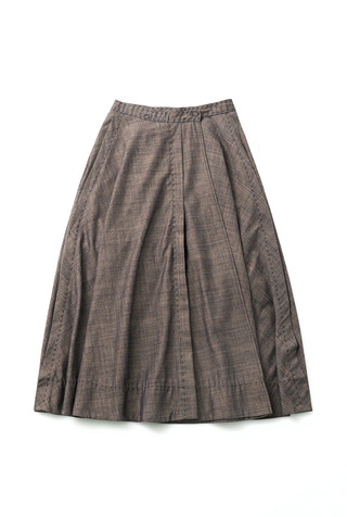 Alabama chanin chambray organic handsewn leighton full skirt 2