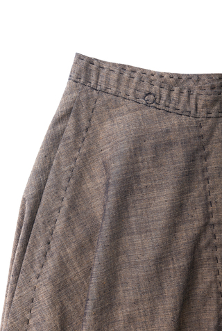 Alabama chanin chambray organic handsewn leighton full skirt 4