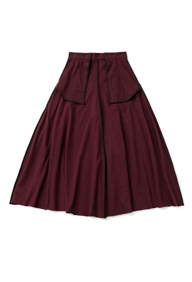 Alabama chanin mid length inside out skirt 6