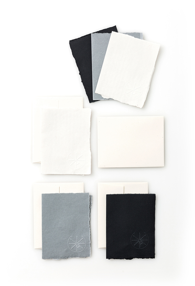 Alabama chanin recycled paper note cards stationery 3