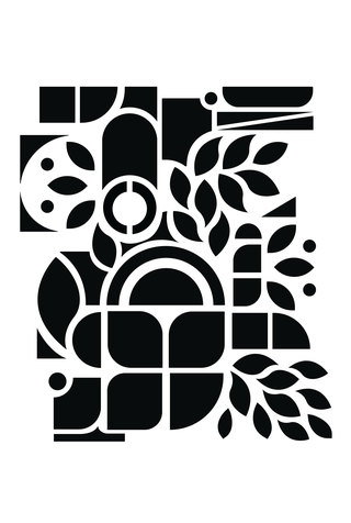 abstract stencil stencil supplies