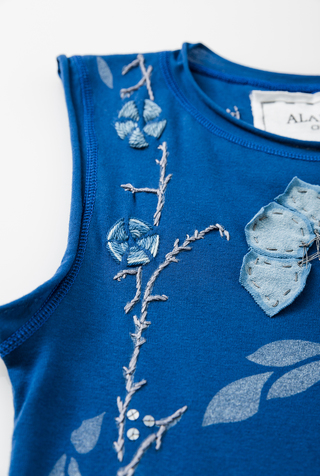 Alabama chanin embroidered sleeveless top 5