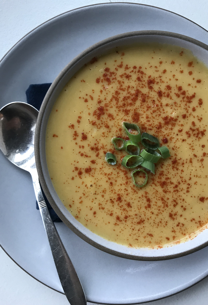Butternut squash bisque the factory cafe