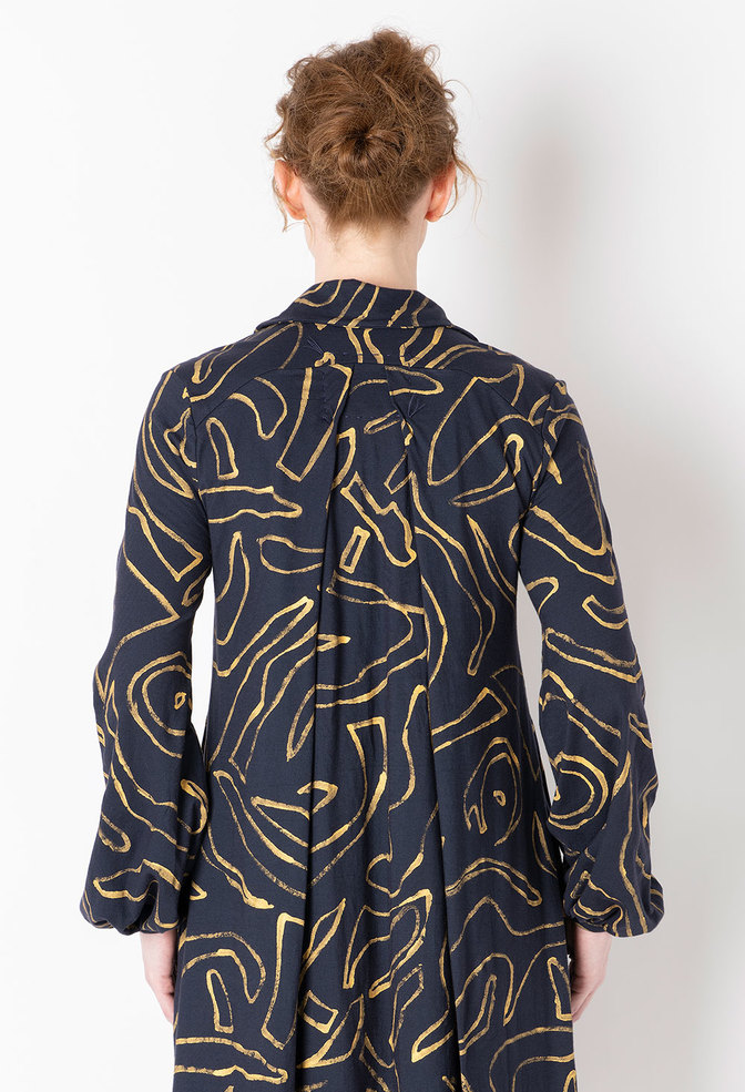 Alabama chanin abstract cotton tunic 2