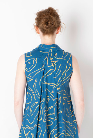 Alabama chanin abstract cotton tunic 5