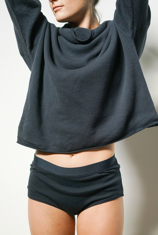 Alabama chanin waffle knit sweatshirt 4