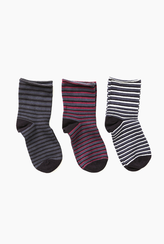 Alabama chanin organic cotton stripe socks 2
