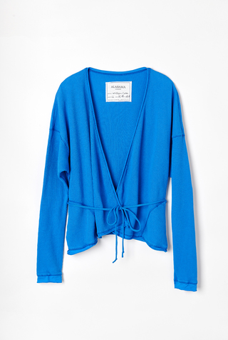 Alabama chanin waffle knit thermal cardigan 4