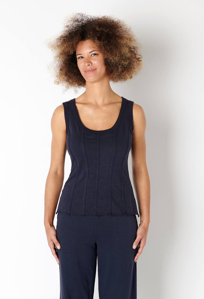 Alabama chanin organic cotton corset top 2