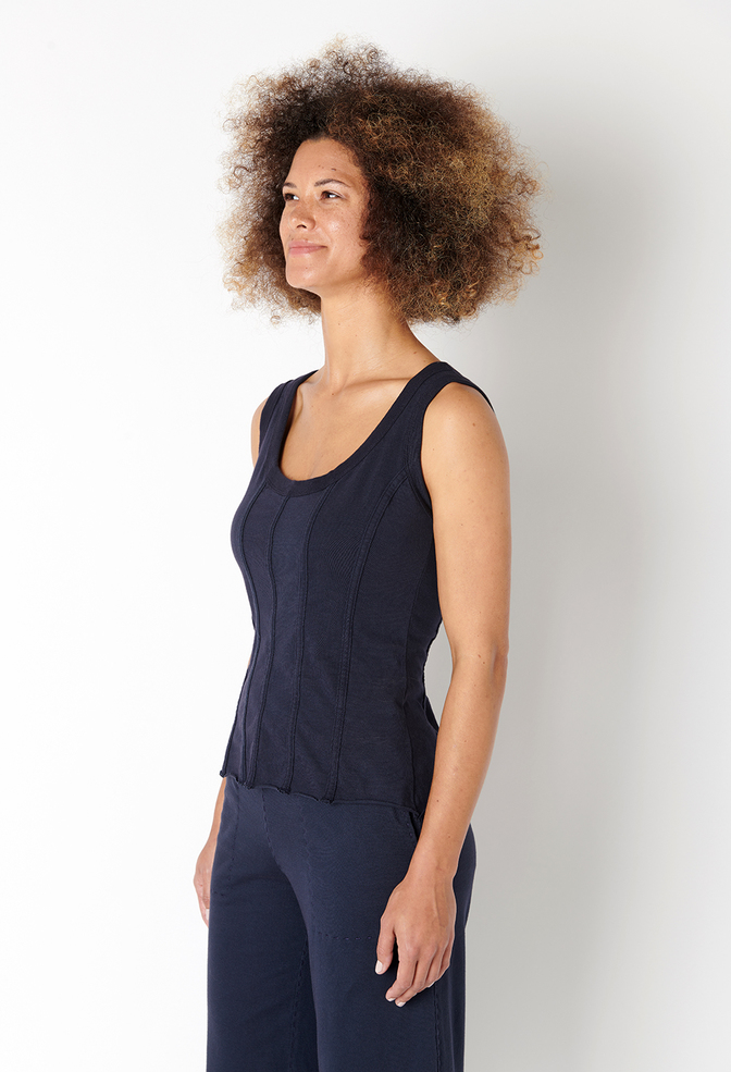 Alabama chanin organic cotton corset top 3