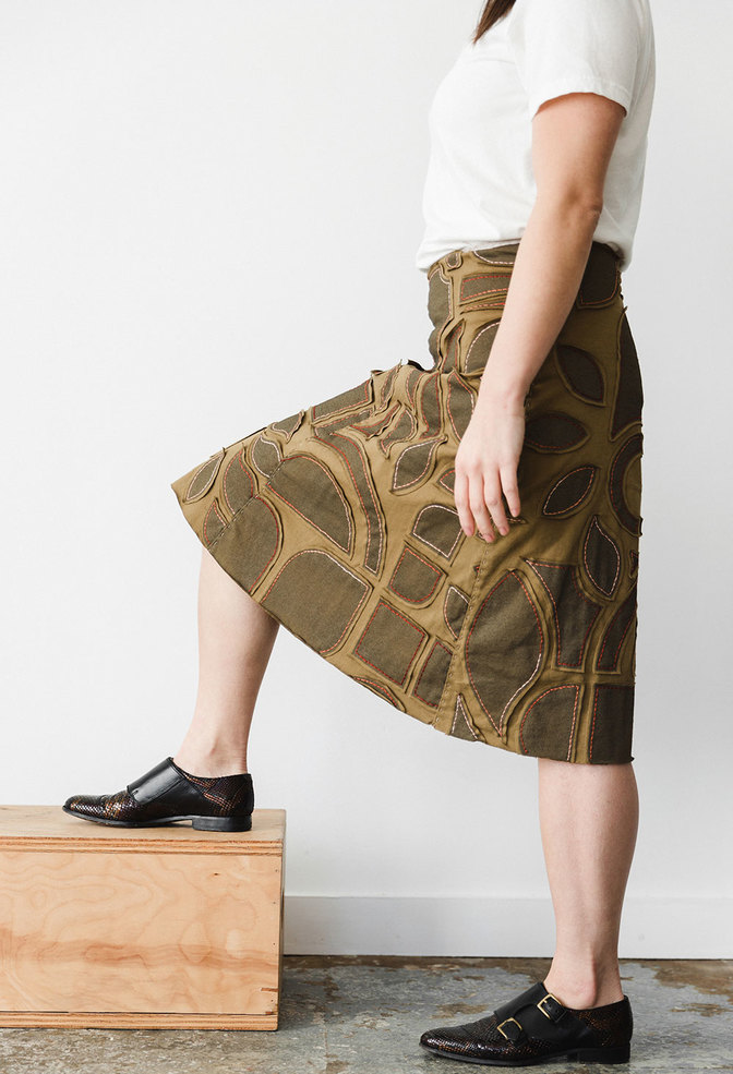 The school of making the embroidered swing skirt kit 3