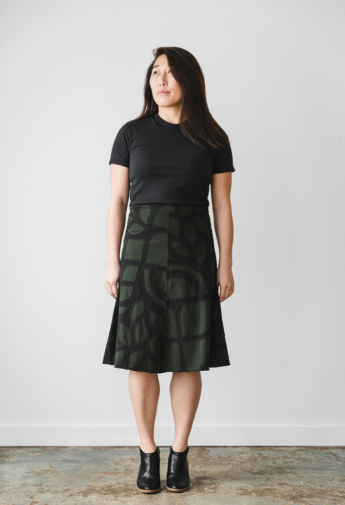 The school of making abstract swing skirt diy kit 1