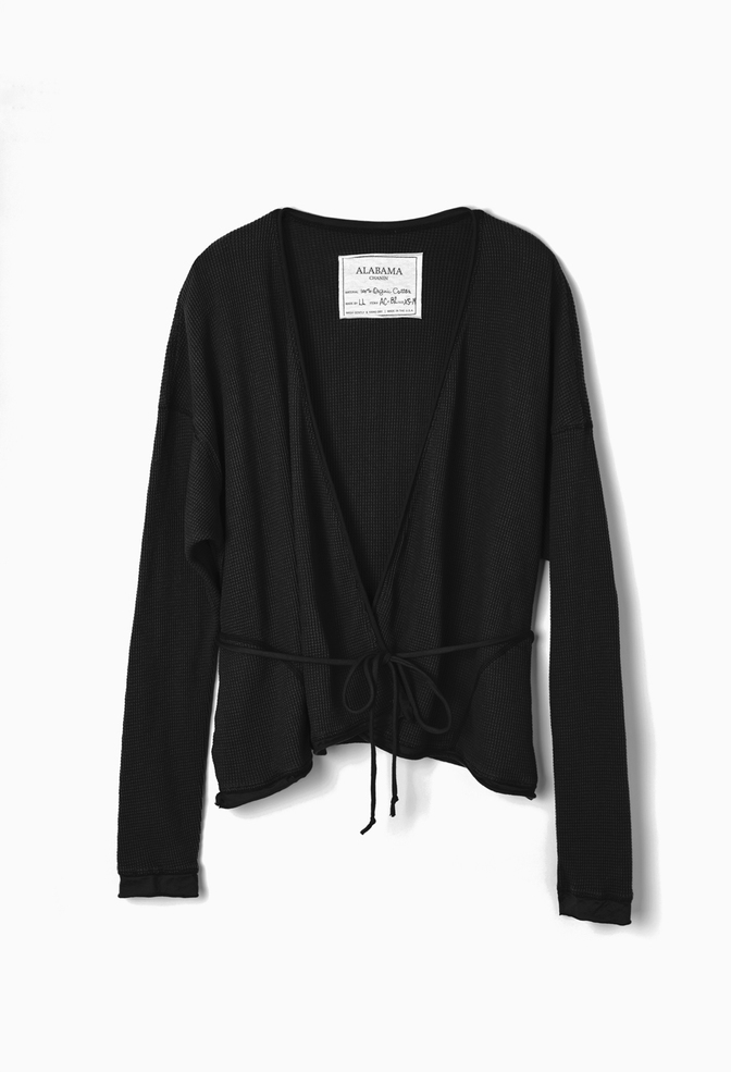 Alabama chanin cozy waffle cardigan 2