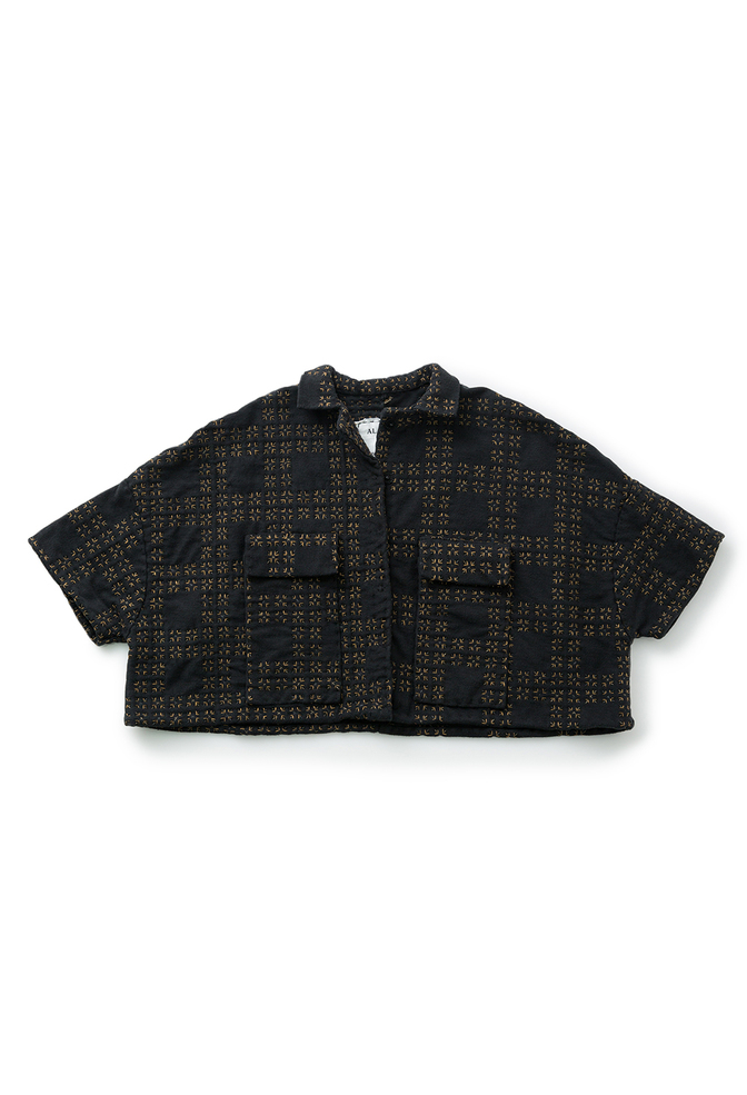 The school of making tartan cropped car jacket diy kit 4