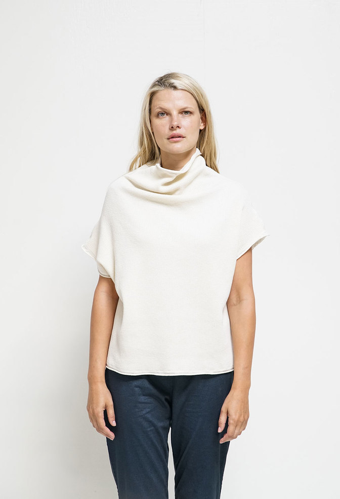 Alabama chanin organic waffle sweatshirt 5