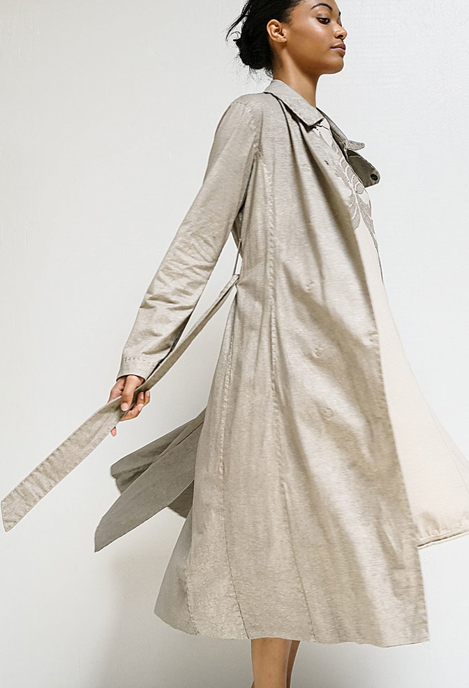 Alabama chanin the classic trench coat 5