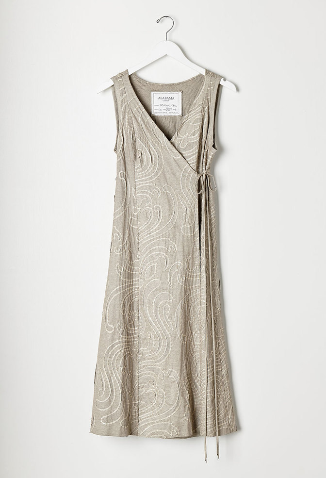 Alabama chanin the rory tate wrap dress tunic 5