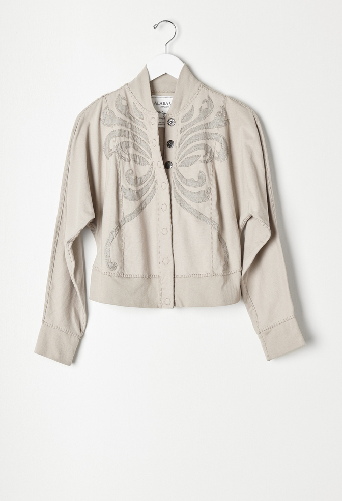 Alabama chanin viola embroidered bomber 2