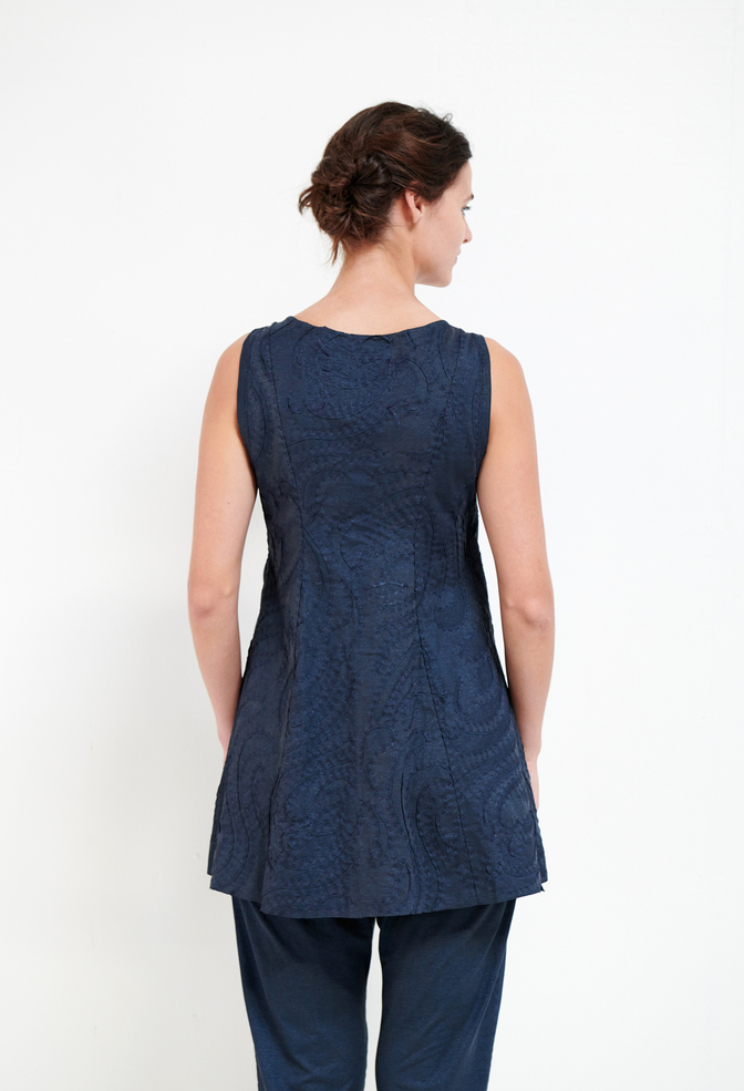 Alabama chanin the rory tate wrap dress tunic 8