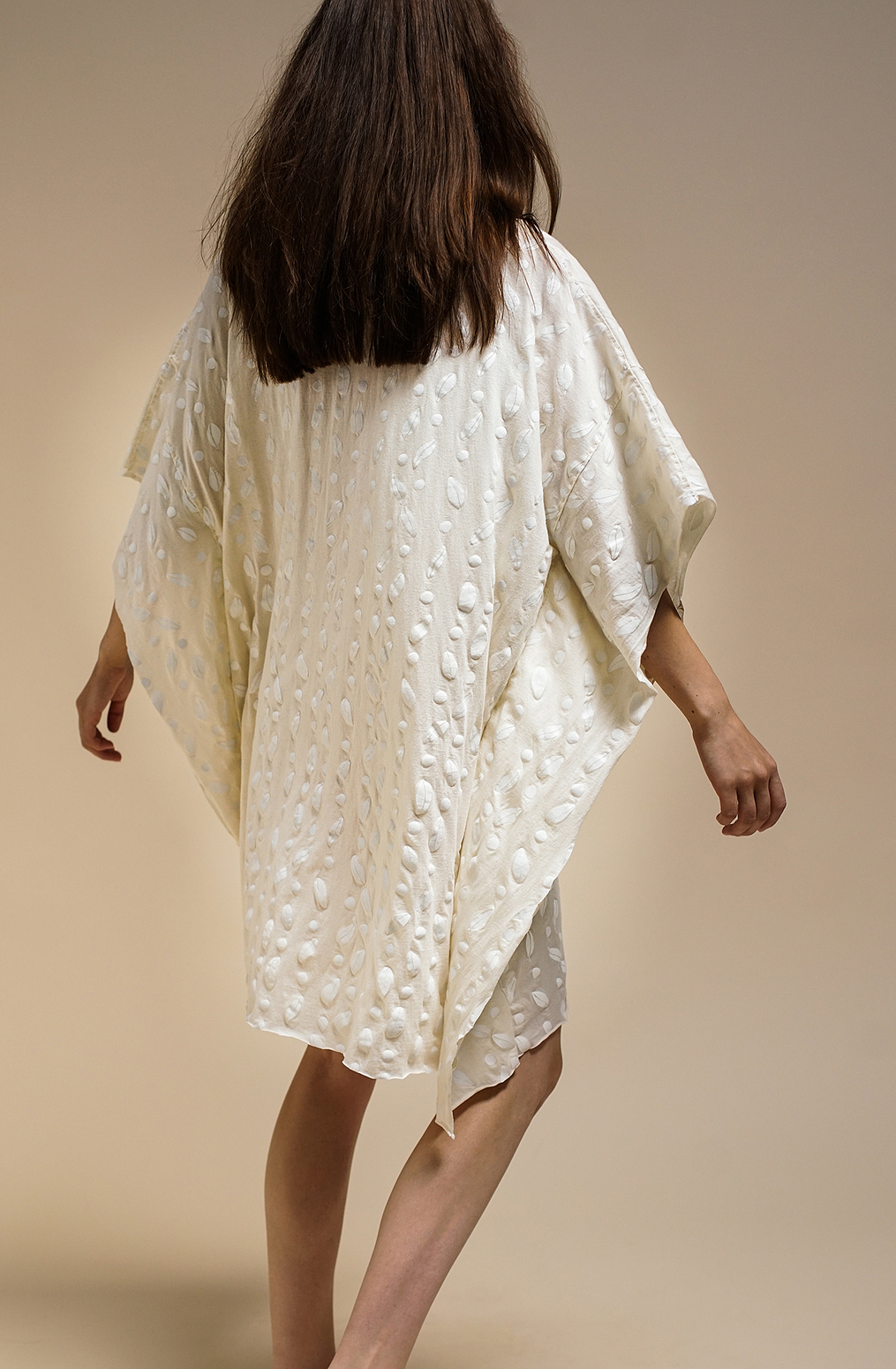 Alabama chanin flowy caftan tunic 1