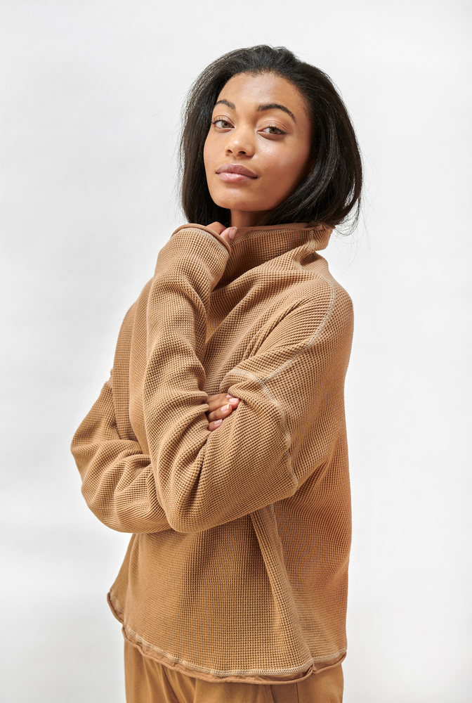 Alabama chanin waffle knit sweatshirt 4