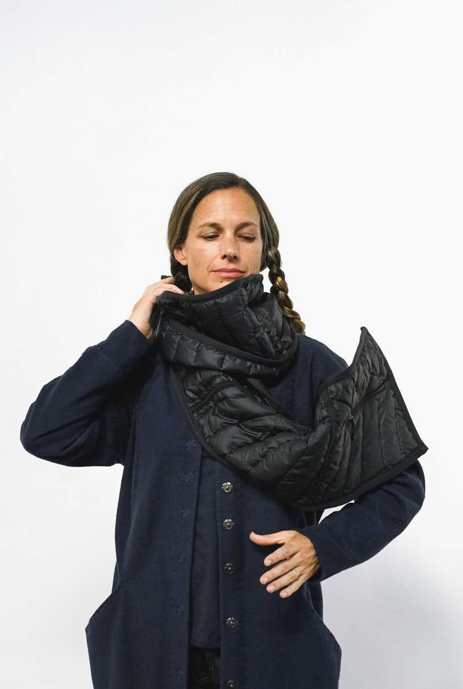 Alabama chanin reclaimed down scarf 5
