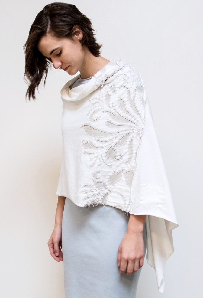 The school of making beginner magdalena poncho diy sewing kit 5
