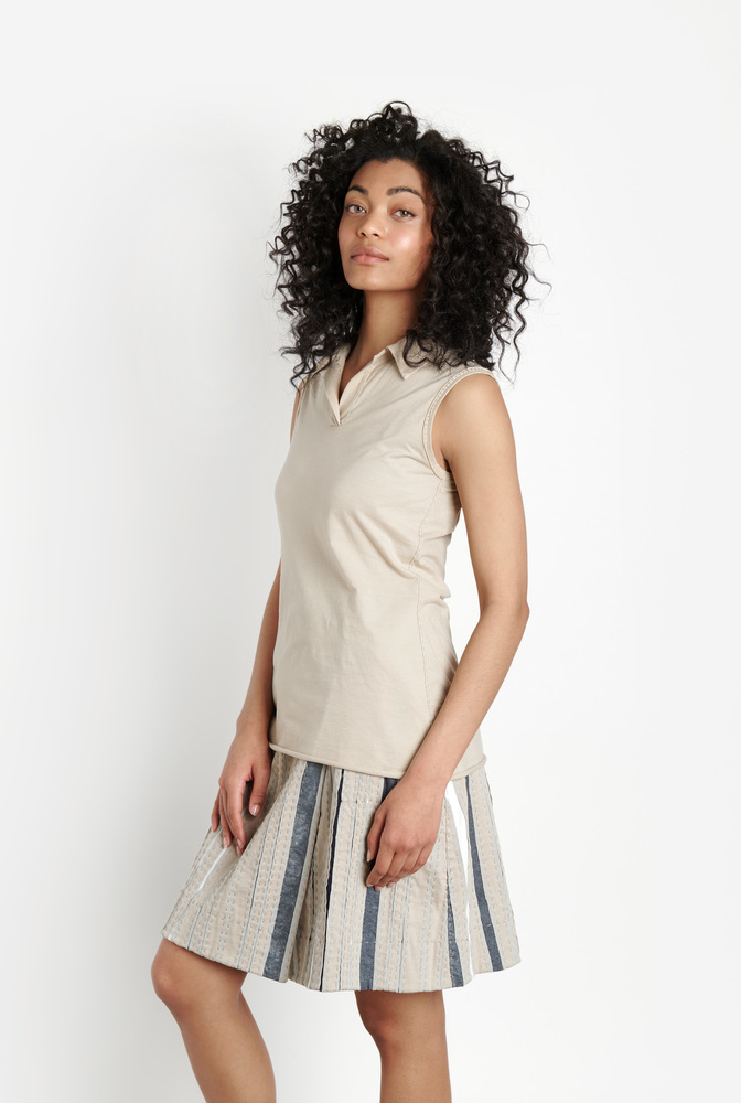 Alabama chanin emily stripe skirt3
