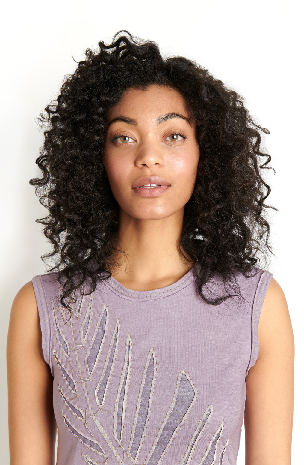 Alabama chanin hand sewn palm fitted top 2