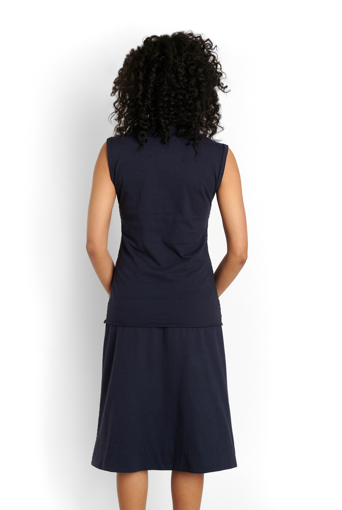 Alabama chanin hand sewn palm fitted top 5