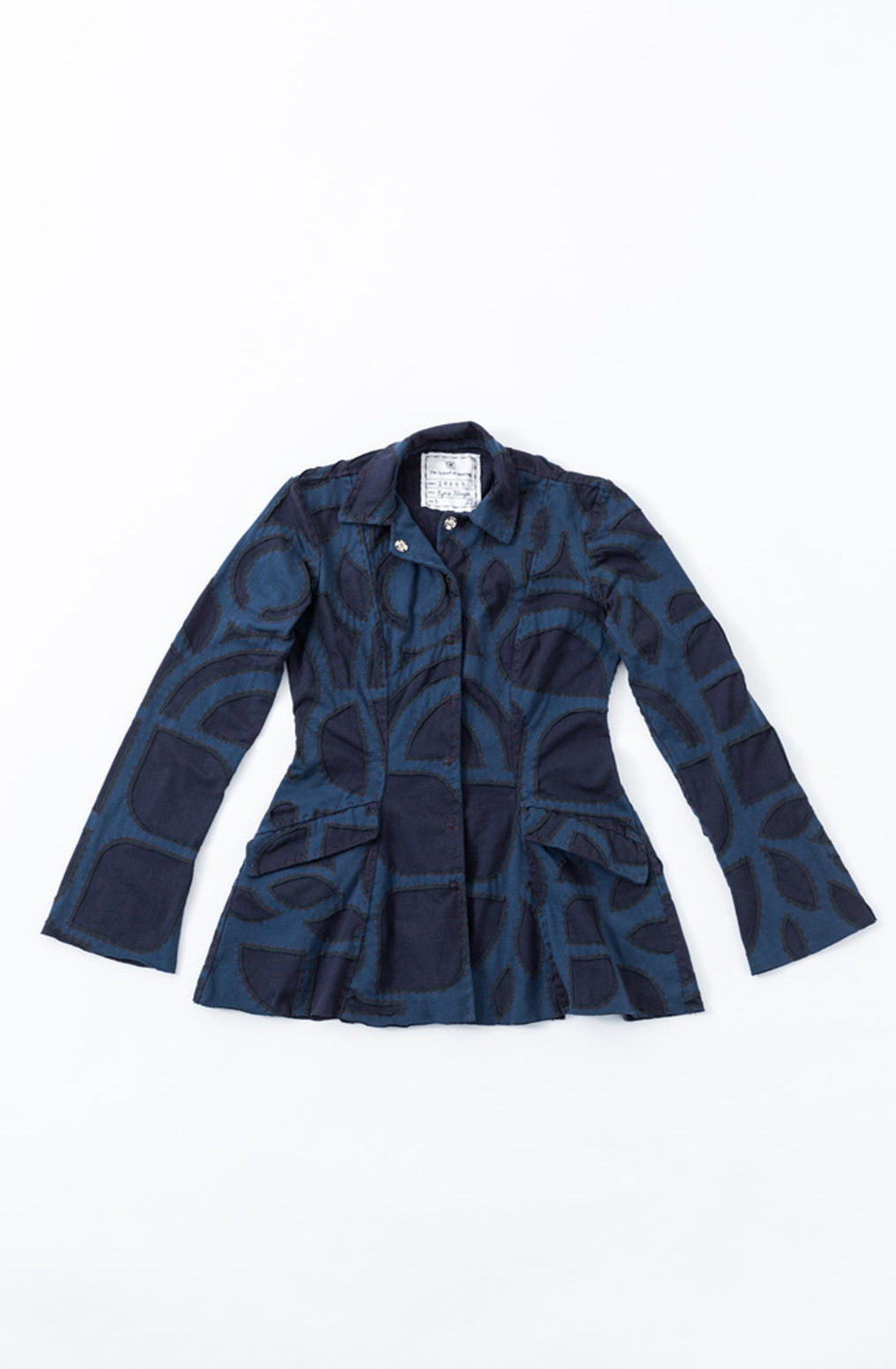 Ezra coat pattern ezra jacket abstract peacock navy a 870 29583 january 2020 abraham rowe1
