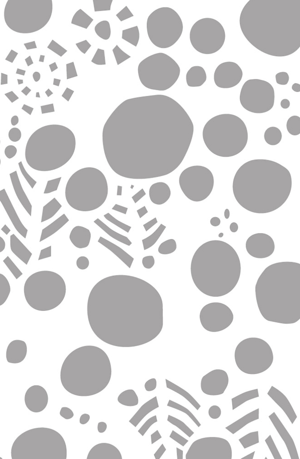 The school of making junes spring stencil grey