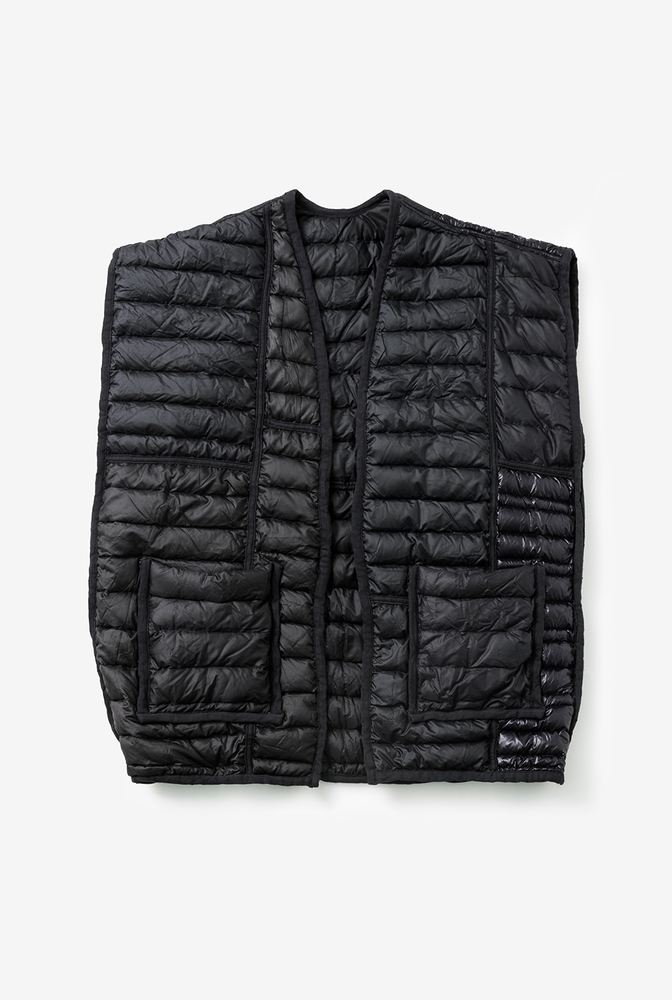 Alabama chanin patagonia collaboration reclaimed down vest accessory 3