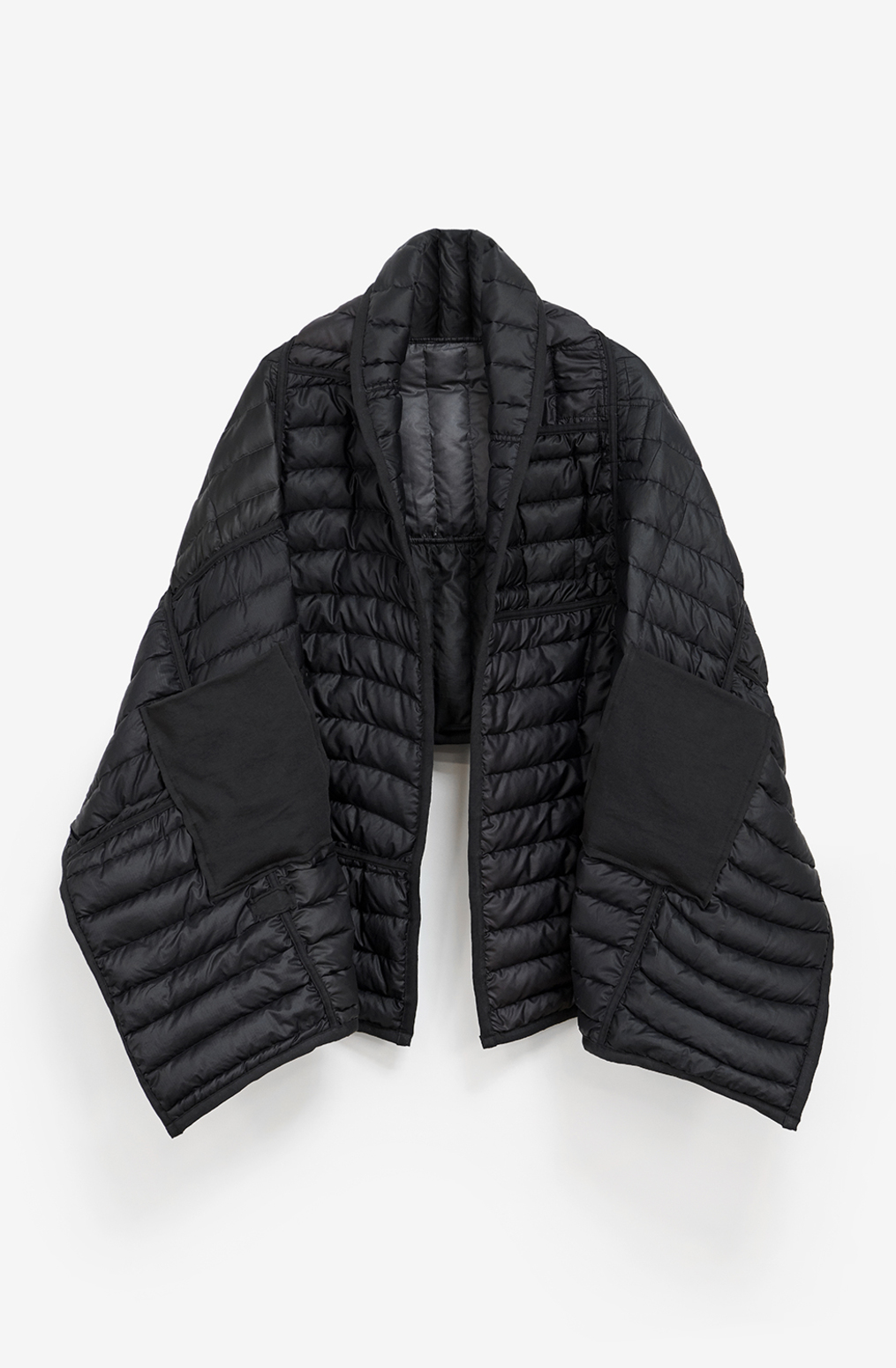 Alabama chanin patagonia collaboration reclaimed down wrap accessory 6