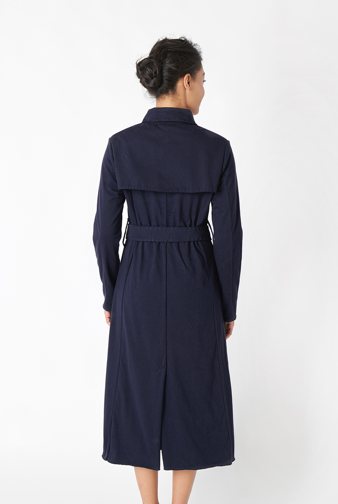 Alabama chanin womens coat the trench organic cotton 1