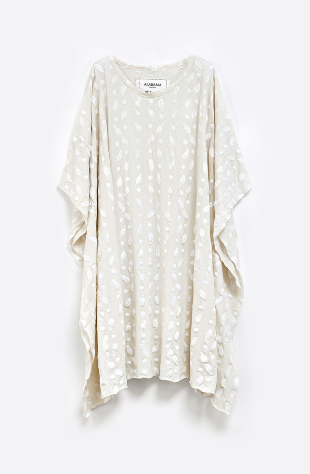 Alabama chanin womens caftan cotton dress 2