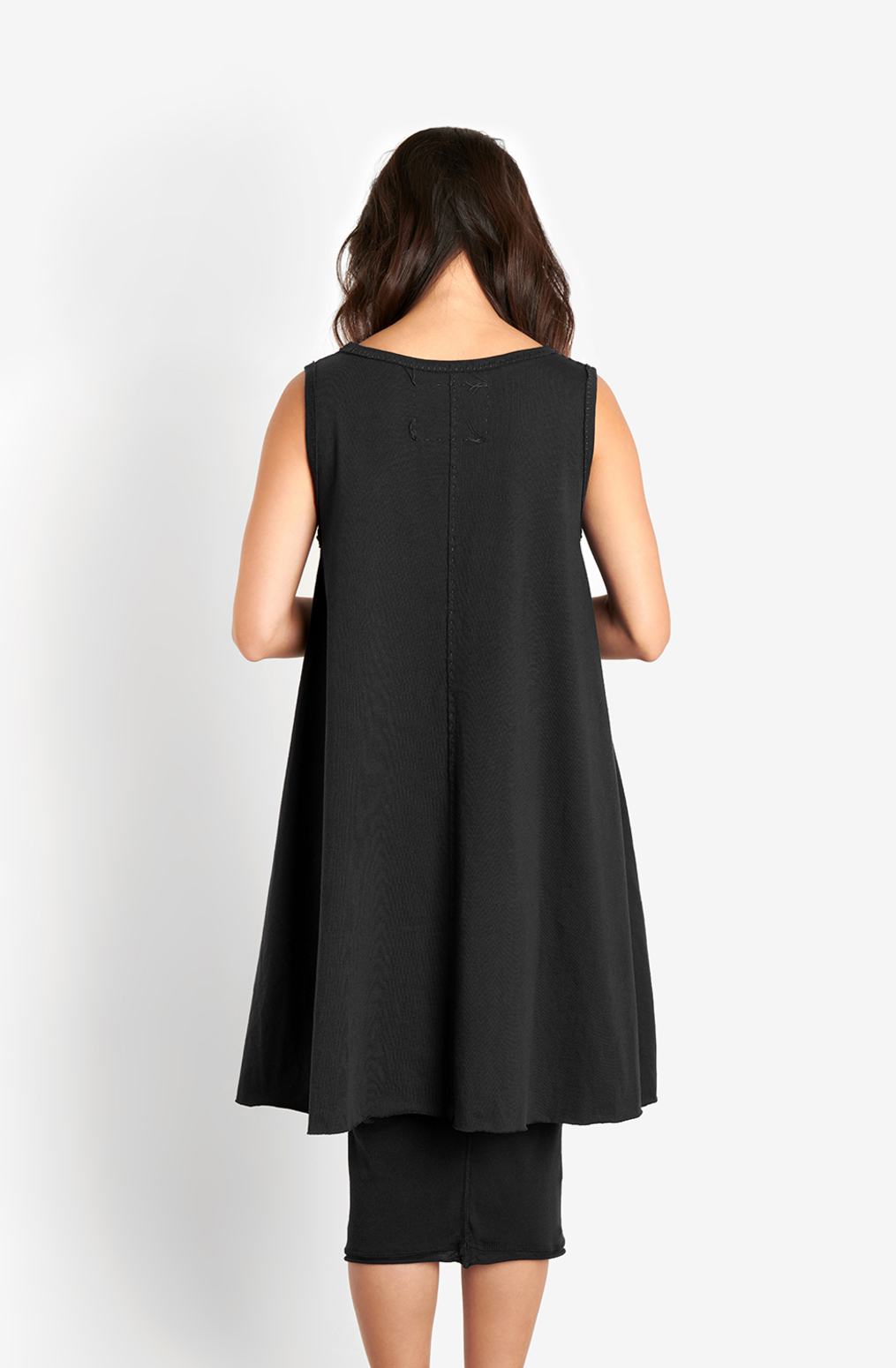 Alabama chanin keyhole cotton womens aline dress 1