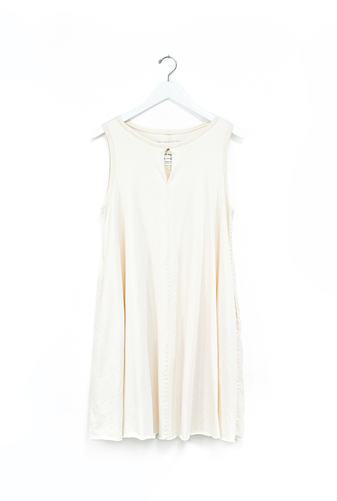 Alabama chanin keyhole cotton womens aline tunic 2