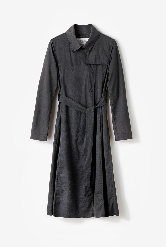 Alabama chanin womens coat the trench organic cotton 5