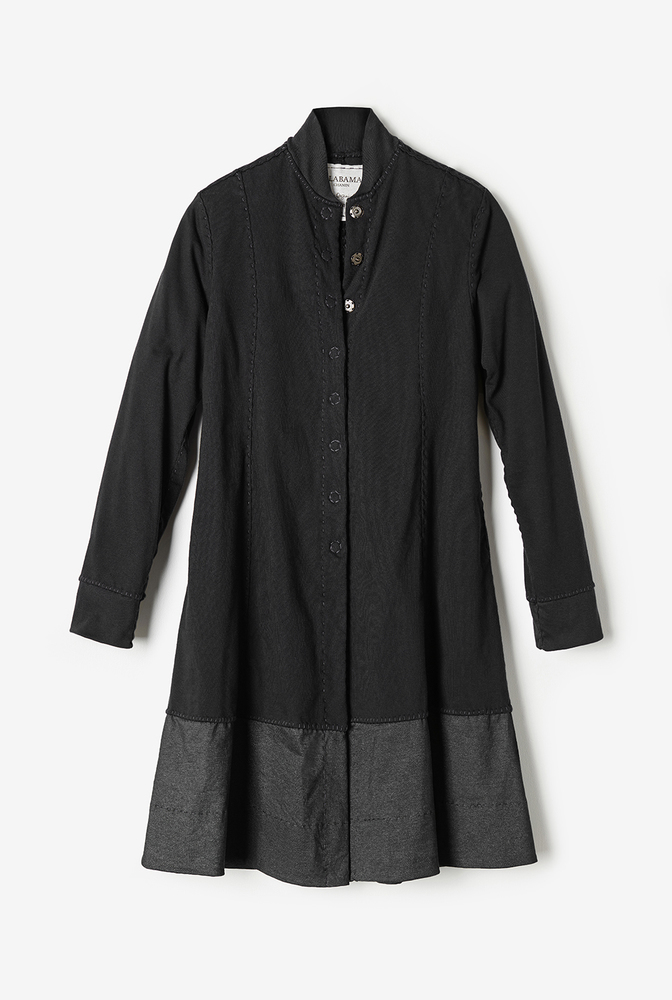 Alabama chanin womens cotton panel coat natalies coat 5