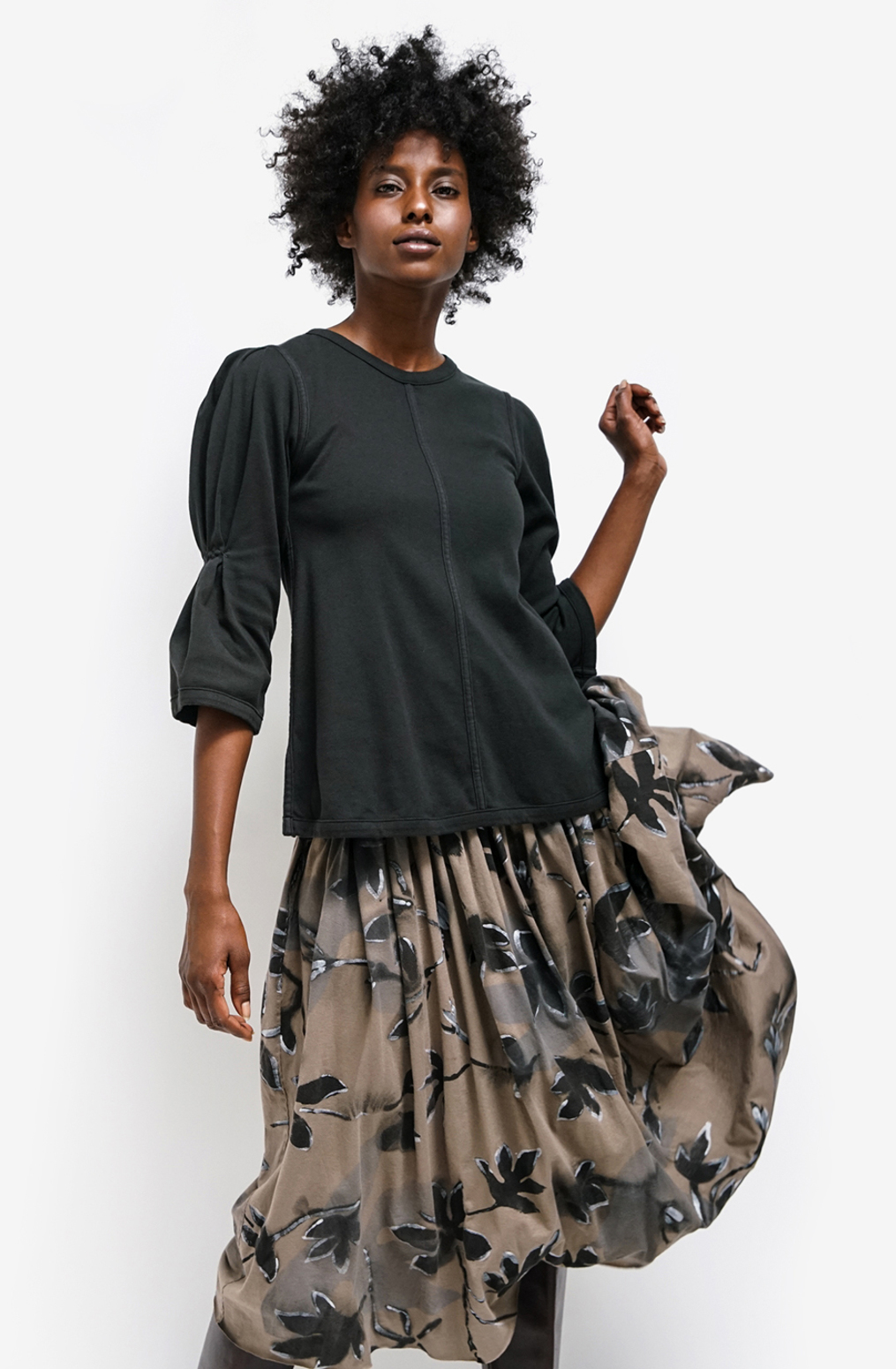 Alabama chanin womens organic cotton skirt celia florence 2