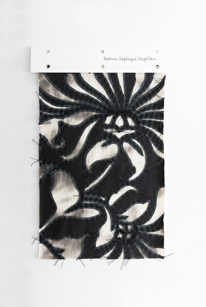 The school of making swatch of the month diy project magdalena faded reverse applique