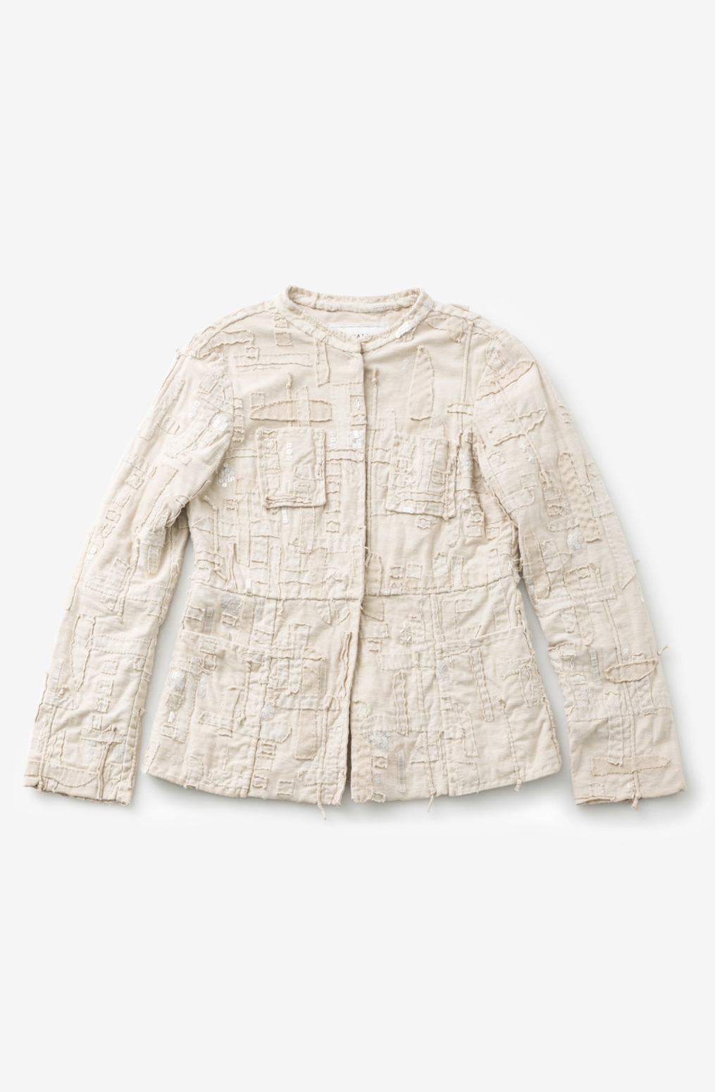 Alabama chanin womens organic cotton tweed jacket 2